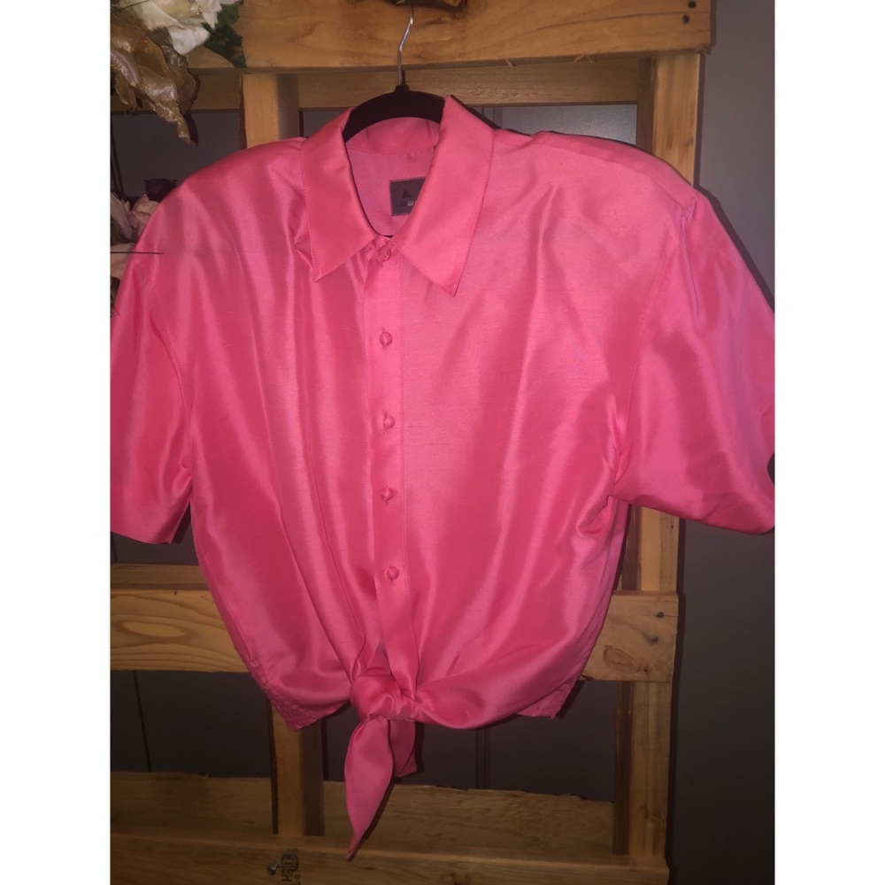 Liz Wear vintage silk blouse - Picture 2 of 5